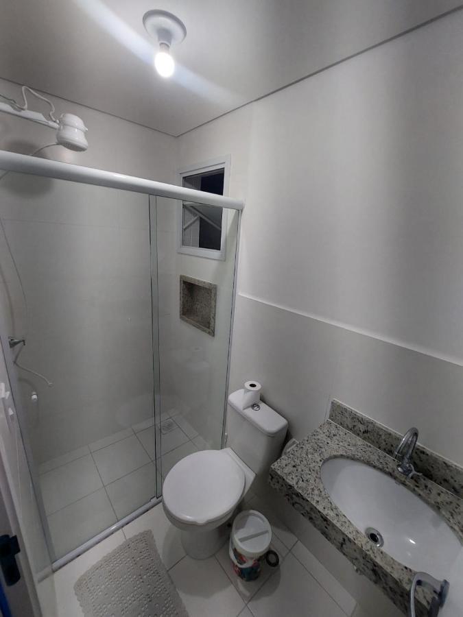 Apartamento Recanto Praia Grande - Mar, Ar, Churrasqueira, Piscina E Sauna 乌巴图巴 外观 照片