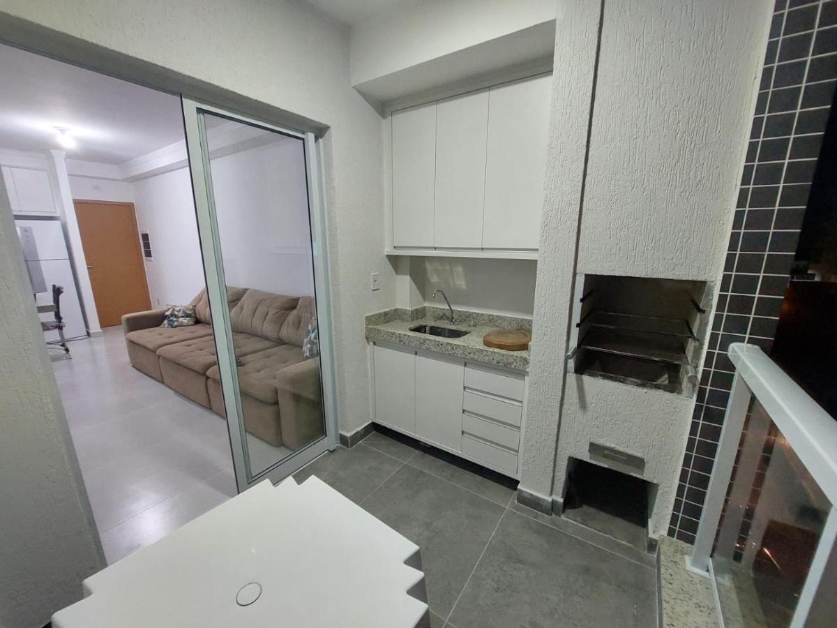 Apartamento Recanto Praia Grande - Mar, Ar, Churrasqueira, Piscina E Sauna 乌巴图巴 外观 照片