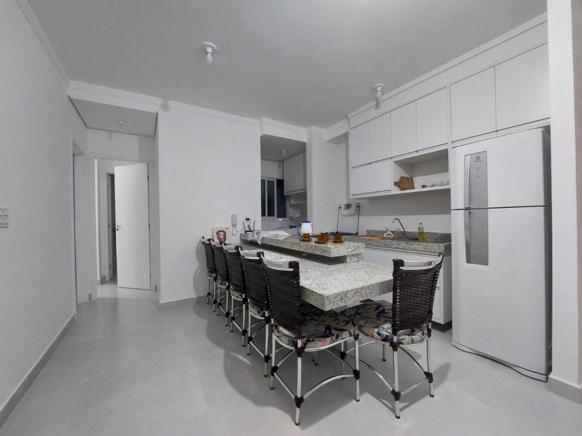 Apartamento Recanto Praia Grande - Mar, Ar, Churrasqueira, Piscina E Sauna 乌巴图巴 外观 照片